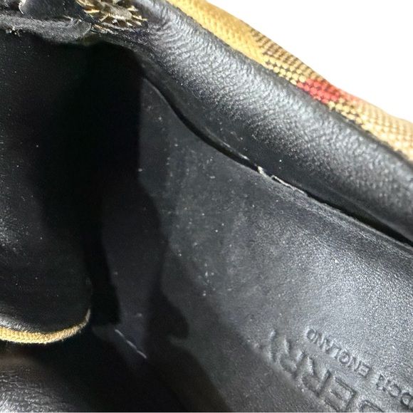 Burberry Womens Plaid Sneakers Size 8 - Picture 8 of 9